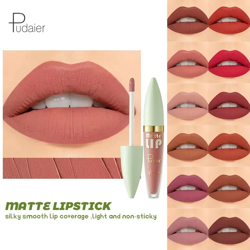 12 kleuren opvullende lipgloss waterdichte langdurige vloeibare lippenstift hydraterende niet-vervagende sexy lipglazuur make-up cosmetica.