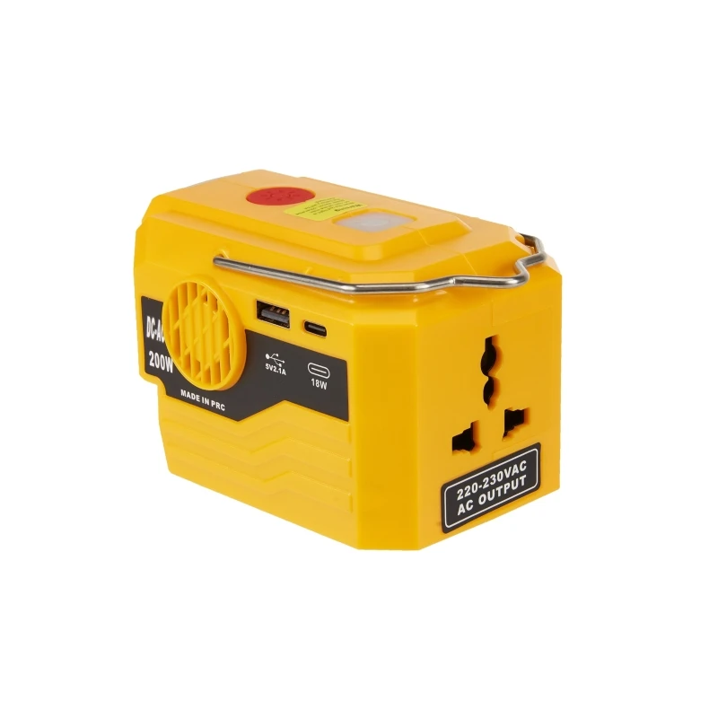 Power Inverter for Makita for DeWalt for Bosch for Makita 18V Battery To 220V AC Output Modified Sine Wave Inverter Generator
