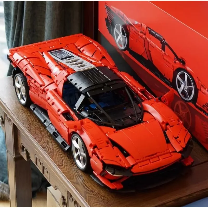 جديد 42143 Supercar High Tech التقنية SP3 نموذج بنة ألعاب سيارات رياضية للبنين بنات هدية عيد ميلاد هدايا عيد الميلاد