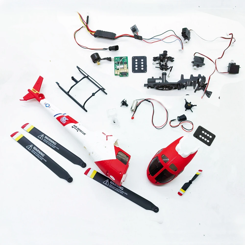 Wltoys XKs XK K150 RC Helicopter Spare Parts Body cover, body set, receiver, gear, main pipe, rotor head and etc