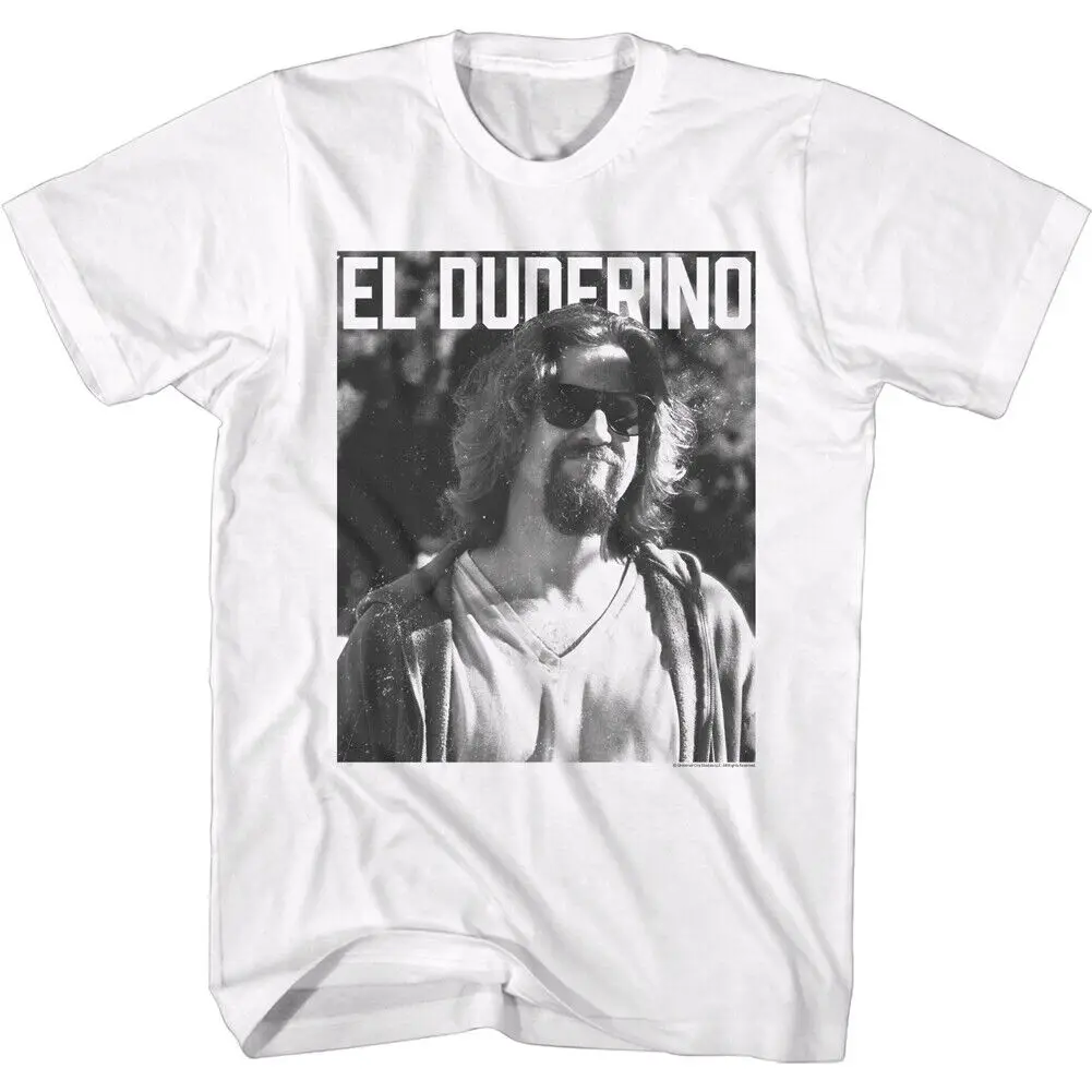 The Big Lebowski Movie Jeffrey El Duderino Smiling Jeff Bridges Men's T Shirt