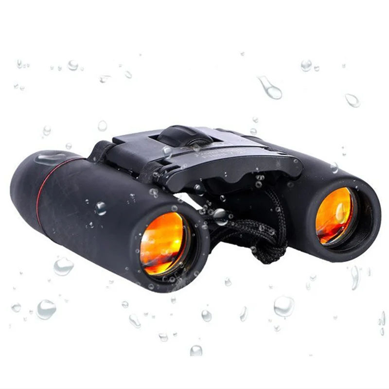

30X60 Mini HD Optical Binoculars Telescope Zoom Outdoor Travel Folding Telescope Black Telescope Focuser Spotting Scope