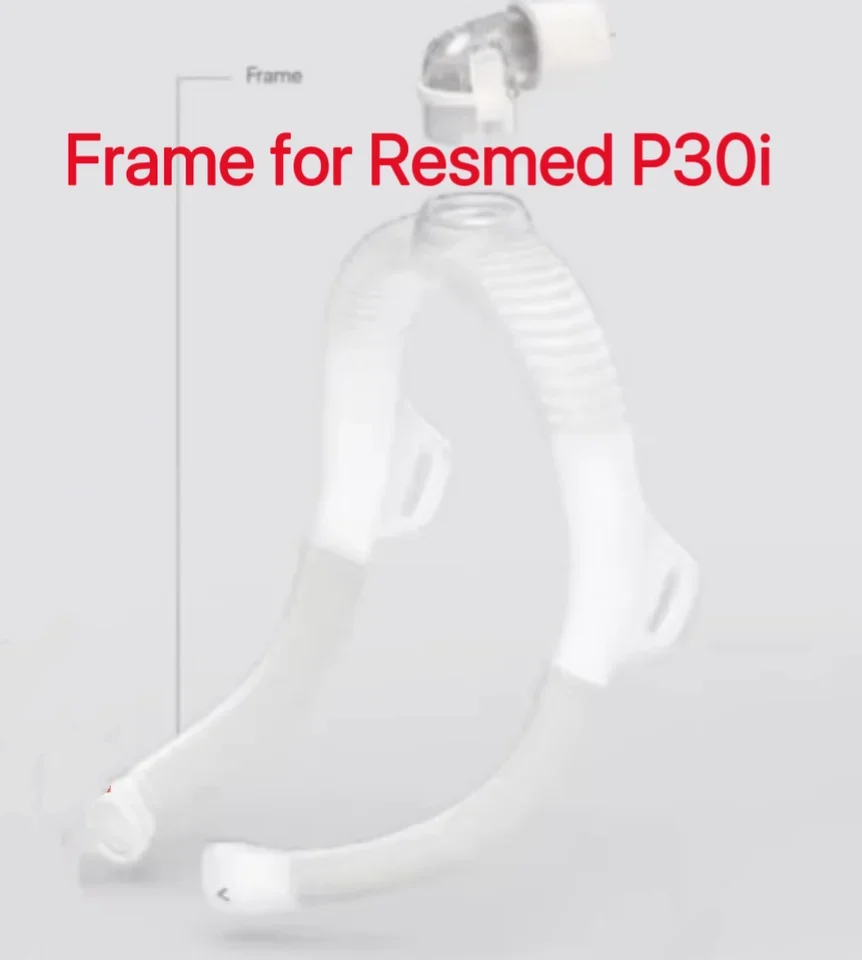 Peças originais Airfit P30i, inclui alça, estrutura, almofada de travesseiro (M/L/S), suprimentos nasais ajustáveis e confortáveis para Resmed