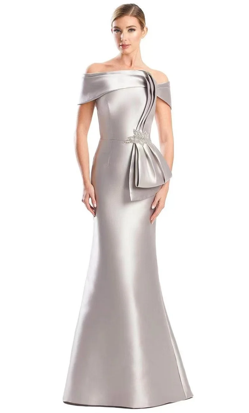 Sexy 2024 Saudi Arabia Pearls Flowers Evening Gown New Elegant Mermaid Prom Long Dresses