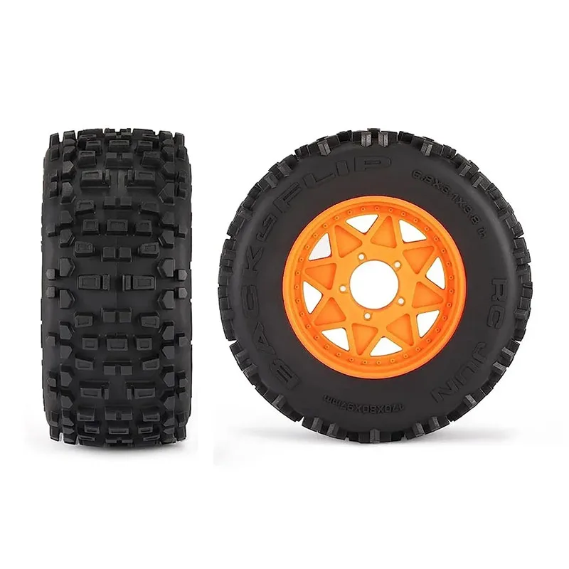 RC Monster Stunt Truck Tire, Roda Hex, Traxxas Sledge, ARRMA, KRATON, Outcast, Tamiya, 1, 7, 8, 170mm, 3.8 ", 1, 7, 8, 12 milímetros, 14 milímetros, 17 milímetros, 4 PCes