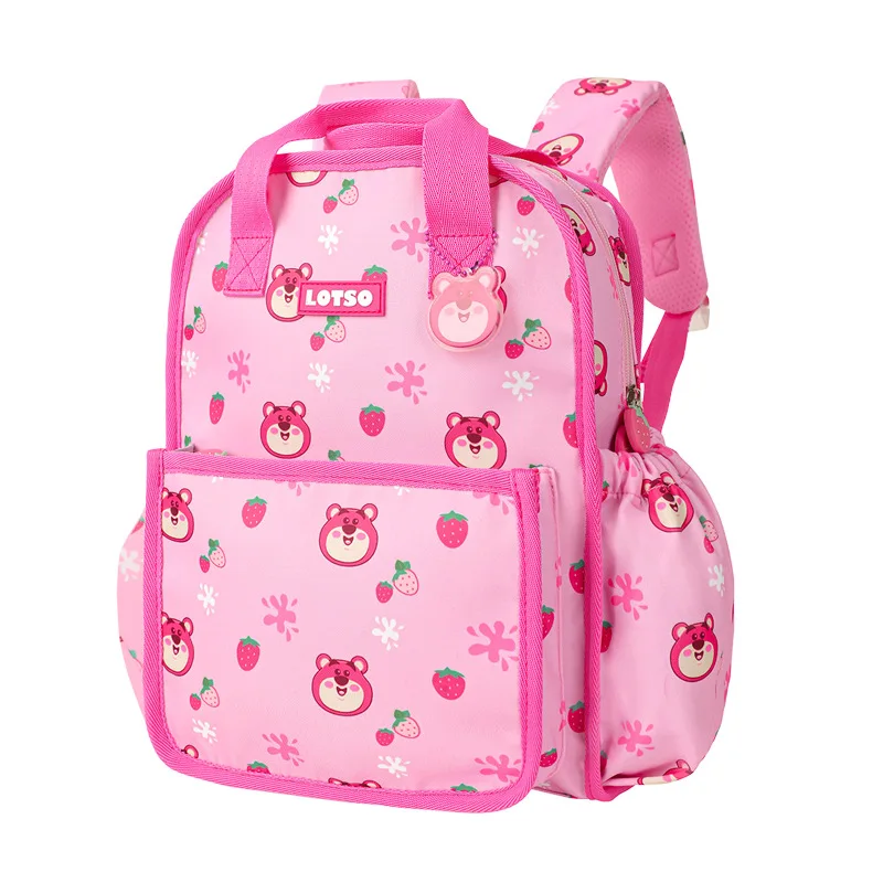 Disney New Lotso Schult aschen für Mädchen Klasse 1-3 Grundschule Schüler Schulter ortho pä dischen Rucksack große Kapazität Kinder Geschenke Mochila