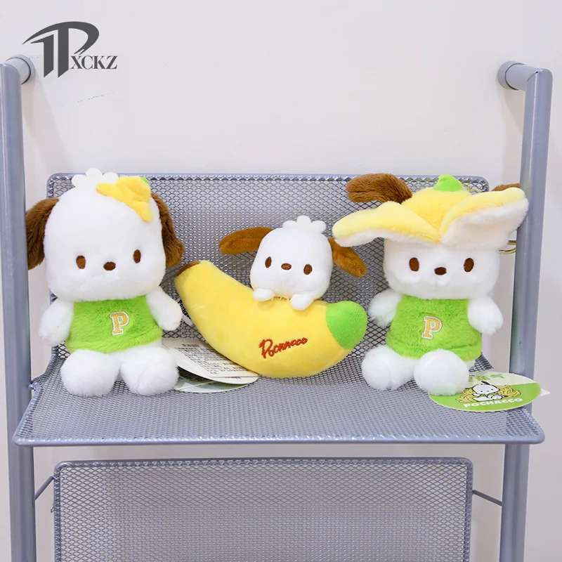 

Pochacco Doll Kawaii Cute Plush Soft Yellow Banana Cute Cartoon Stuffed Animals Toy Doll Gift For Kids And Fans