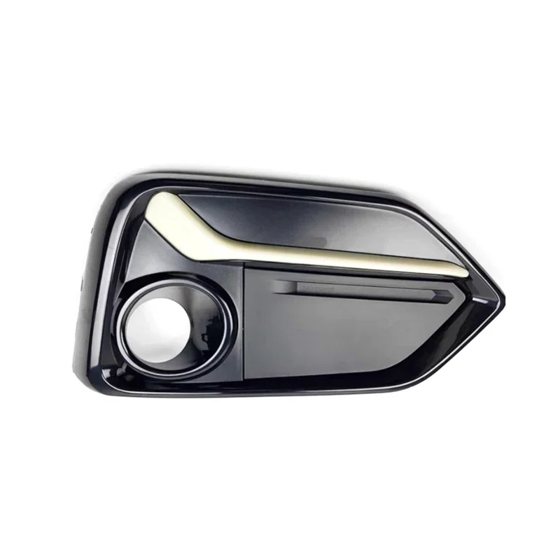 Car Front Bumper Fog Light Cover Trim For Honda Civic Hatchback 2020-2021 Rear Fog Lamp Trim Frame Shell Cover Lid Bezel Frame