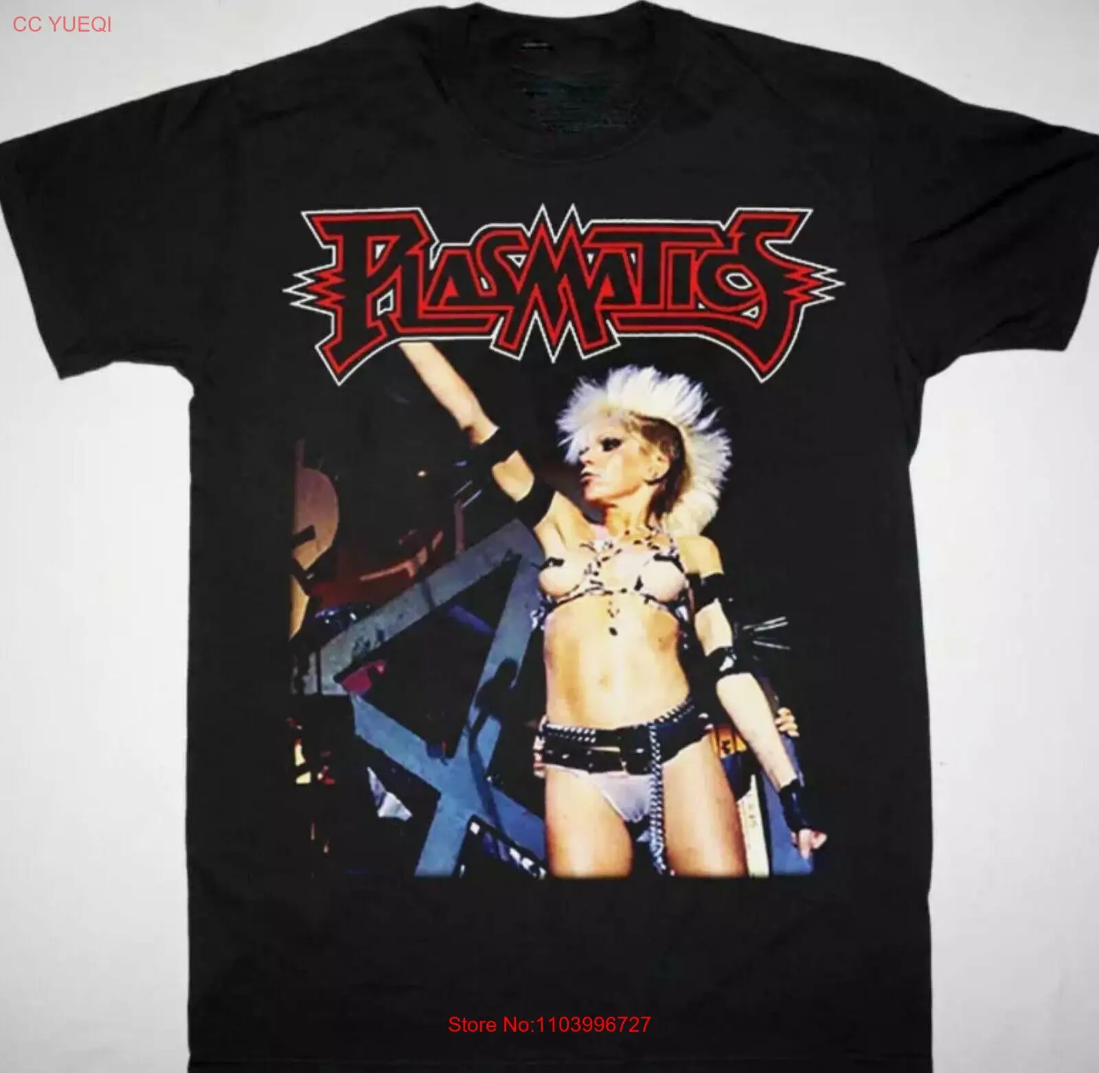 Vtg Plasmatics Wendy O Williams Heavy Cotton S-5XL Unisex Black Shirt