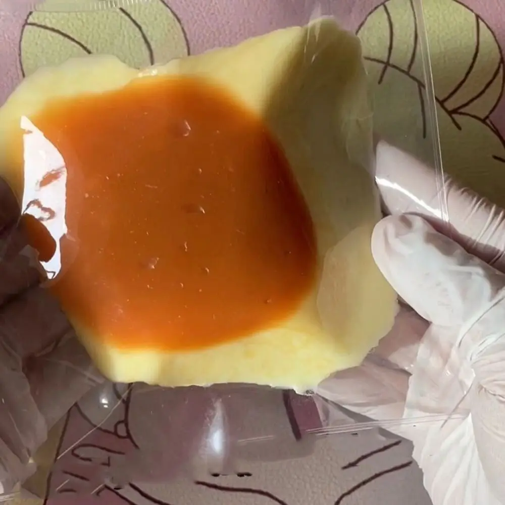 Pata de gato, juguete de rebote lento, Mini comida de simulación, juguete para apretar pan, oso de dibujos animados, pan hawaiano, juguete de rebote lento para niños