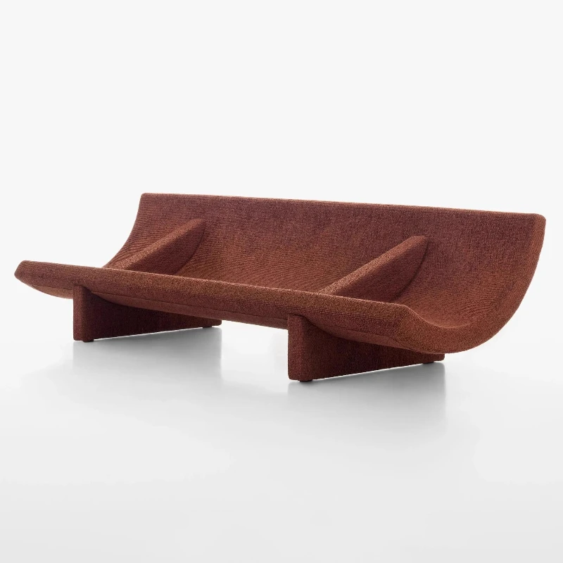 Italian minimalist, straight row small apartment fabric sofa combination hotel studio leisure area reception