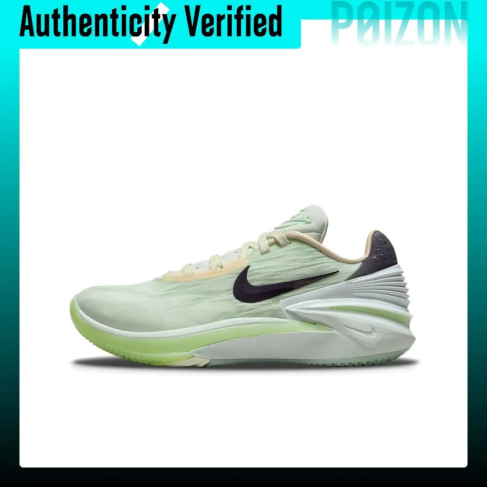 Nike Air Zoom G.T. Cut 2 Low top Performance Basketball Shoes Men's Verdant Green International Version DJ6015-101