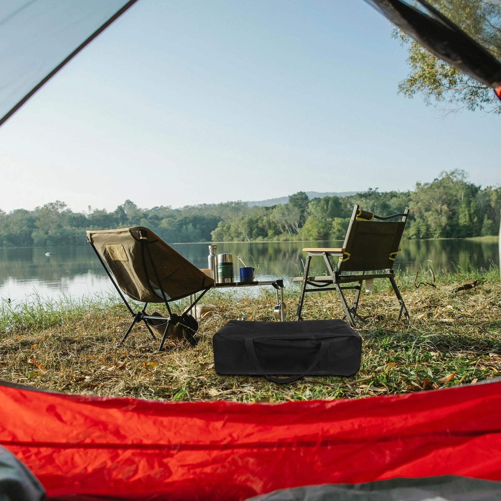 

Durable Oxford Cloth Bbq Tools Storage Bag Portable Grill Utensil Organizer For Outdoor Camping Picnic Machine Washable Large