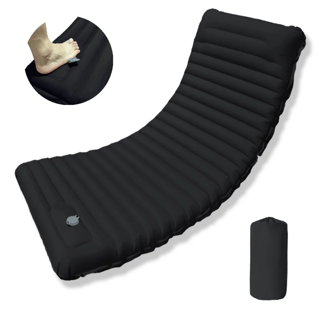 

Outdoor Camping Tent Foot - Pump TPU Inflatable Mattress: Automatic, Portable, Folding Picnic Mat for Beach