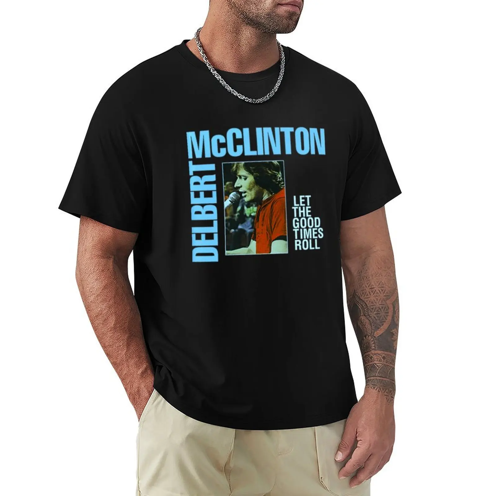 Delbert McClinton singer songwriter musician best logo album Classic T-Shirt cotton t shirts high quality T-Shirt
