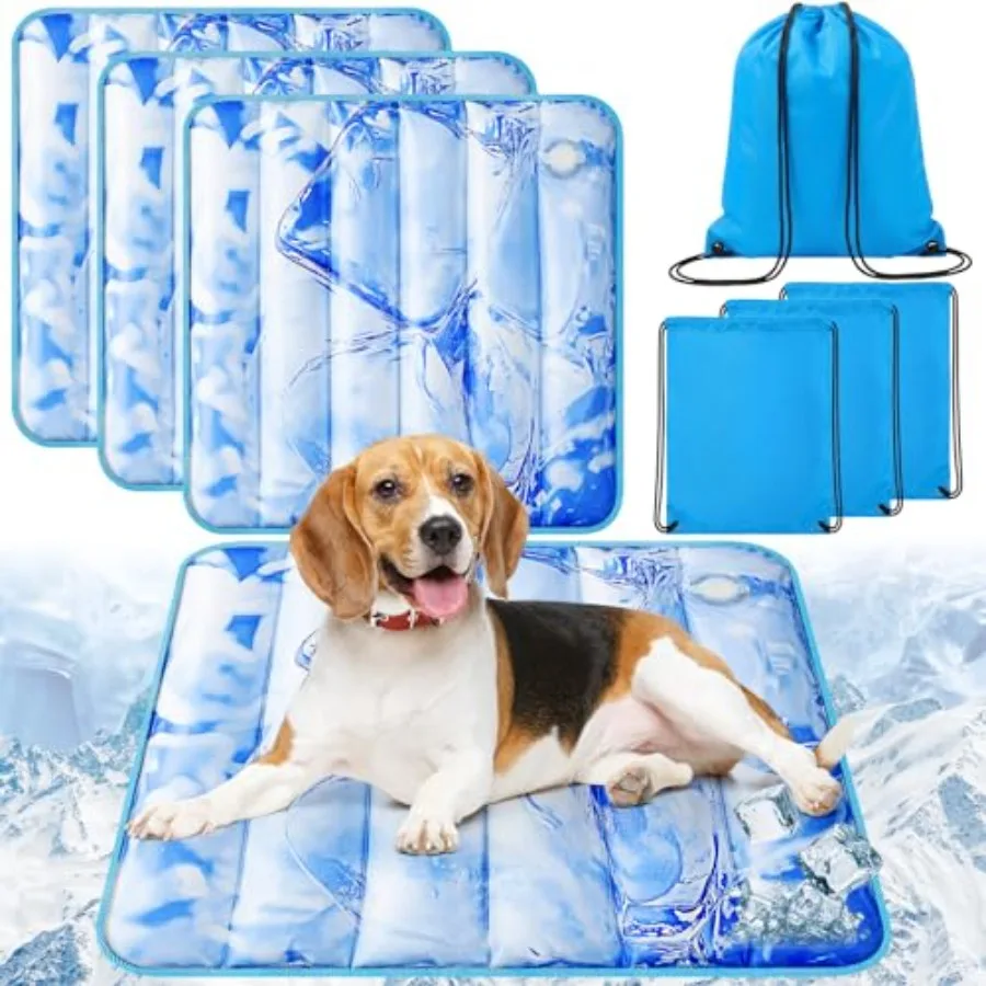 

Набор из 4-х лежаков для животных с эффектом впитывания влаги, для собак и кошек, с сумками для хранения, моющиеся и многоразовые, для безопасного использования