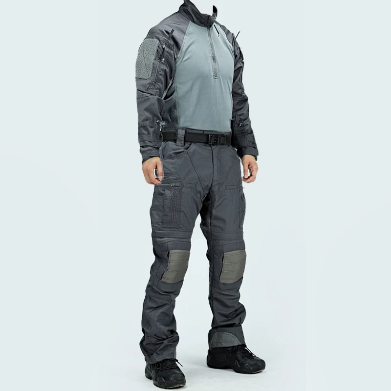 

Мужская уличная охотничья боевая подготовка, военная одежда, камуфляжная рубашка, брюки, комплекты из 2 предметов, тактическая униформа, костюм