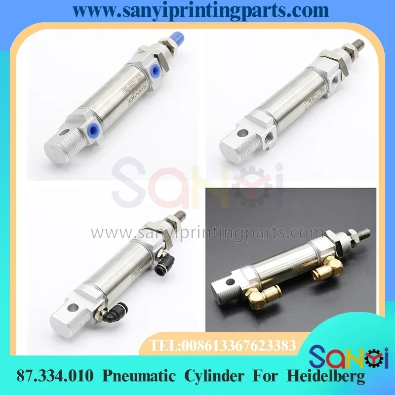 Best Quality 87.334.010 Pneumatic Cylinder For Heidelberg D16 H25 CD102 SM102 SM74 Printing Machine Spare Parts