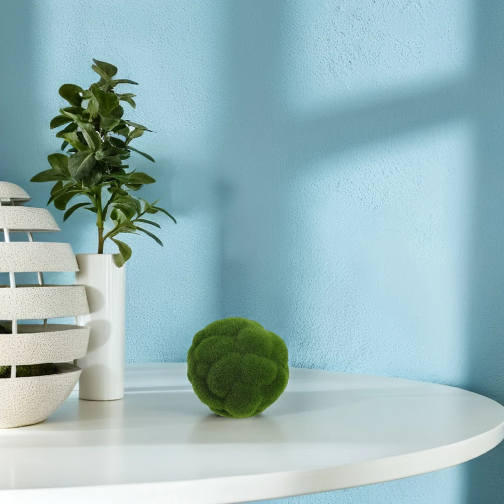 

Faux Moss Outdoor Plant Shelf Decor Table Room Decoration Floral Faux For Planters Accent Home