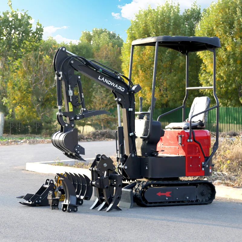 New Upgraded Excavator Customizable 1 Ton Mini Small Excavator Euro 5 EPA Engine Cheap Excavator For Wholesale Sale CE Machines