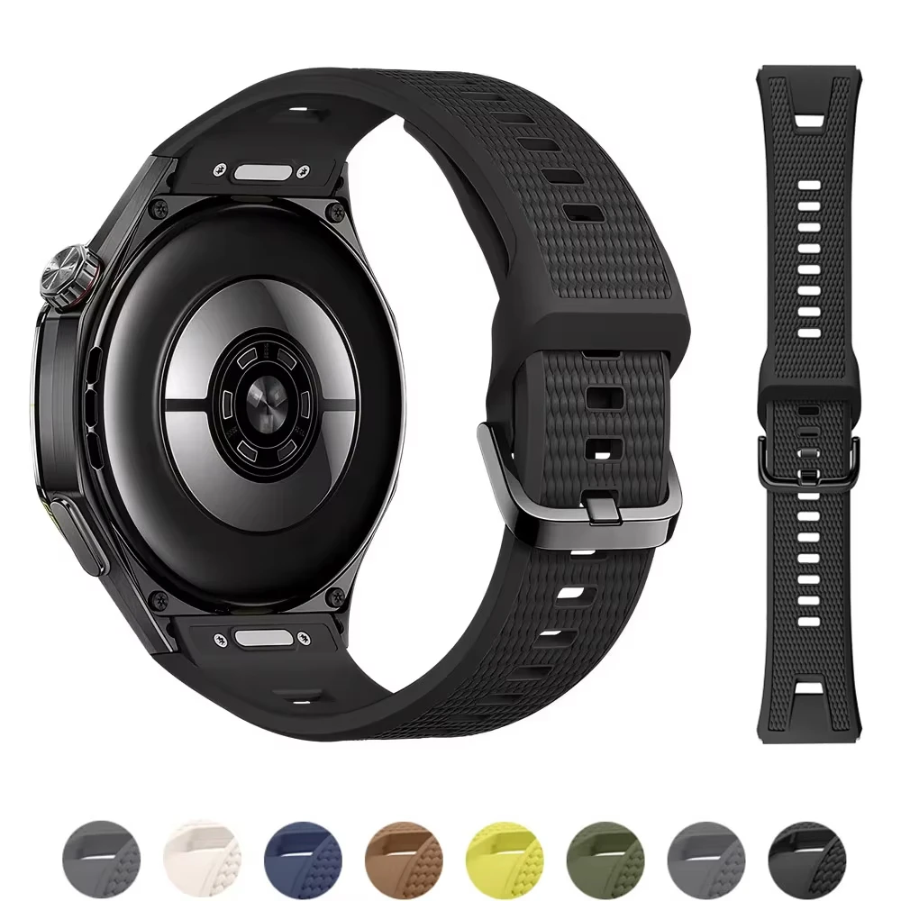 Original 1:1 Sport Silicone No Gaps Bracelet Correa HUAWEI Watch GT 7 Pro Bands Breathable Strap For Huawei Watch GT 6 Pro 46mm