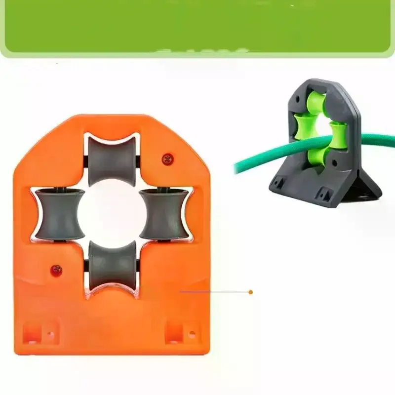 Anti Skid Pipe Positioning Roller Outdoor Garden Hose Guide Bracket Wall Corner Lawn Irrigation Hose Holder Accessories