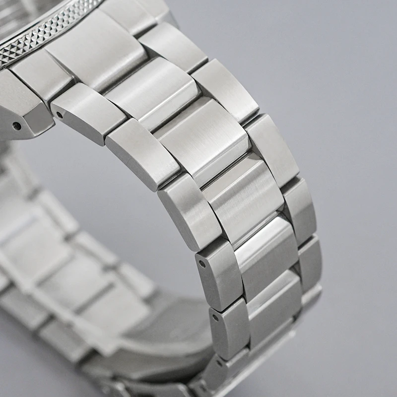 Samurai King Watch Case and Strap Compatible with NH35, NH36, 4R35, 7S26 Movements Sapphire Crystal Glass with Transparent Case