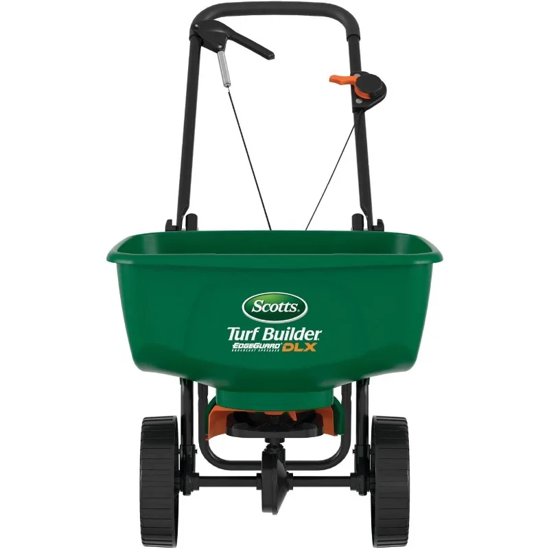 Scotts Turf Builder EdgeGuard DLX Broadcast Spreader for Seed, Fertilizer, Salt, Ice Melt, Holds up to 15,000 sq.ft. Product