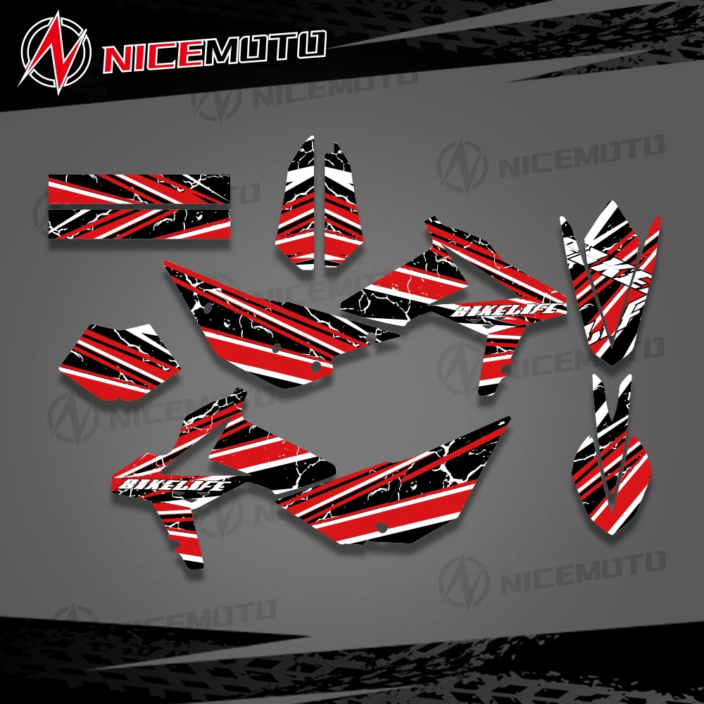 

NICEMOTO Style Team Graphics Decal Sticker Deco For Beta RR 2T 4T 125 200 250 300 350 390 430 450 2013-2017 2015 2016 Decoration