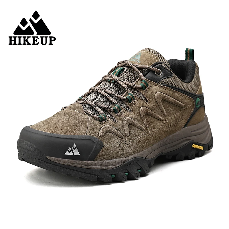 HIKEUP Botas Senderismo Cuero – trekking outdoor hombre - imagen 5