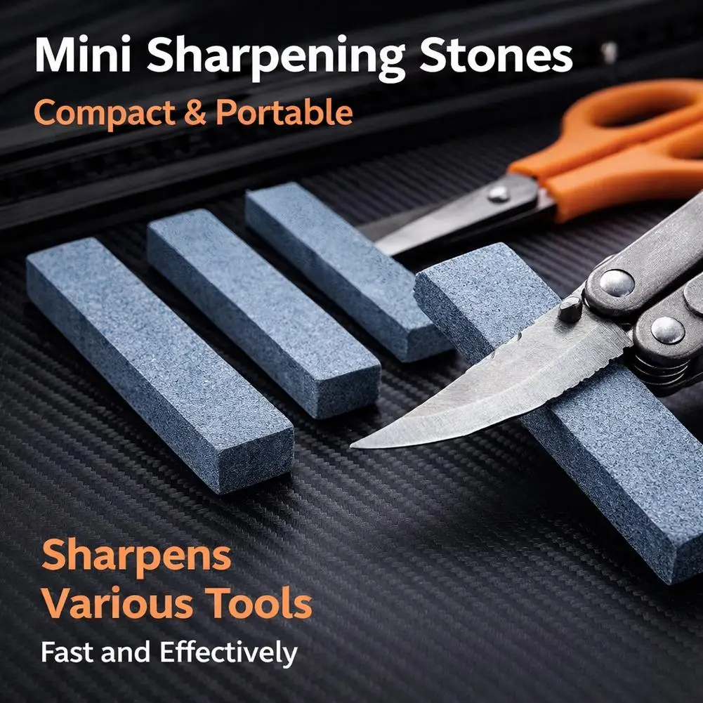 240 MIni Granularity Portable Knife Sharpener Cutten Device Professional Grind Stone Simple Whetstone Home Kitchen Tools 2026
