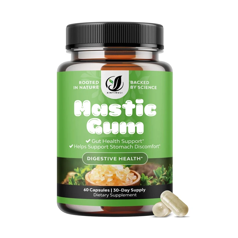 

High Strength Frankincense Gum Capsules Provide Discomfort Relief for Adults' Stomach - Vegetarian, Non GMO, Gluten Free
