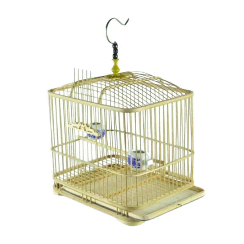 Feeder Parrot Bird Cage Wooden Accessories Budgie Canarios Bird Nest Palomas Outdoor Nido Para Pajaros Pet Supplies CY50BC