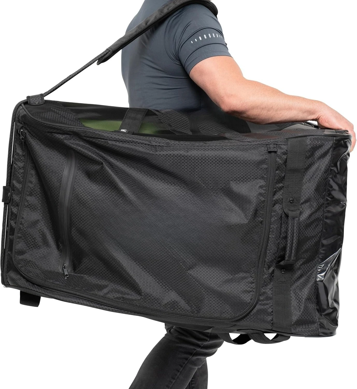 33 Inch Tower Hockey Equipment Bag Large Capacity Sport Gear Storage Carry Bag for Ice Hockey Training Tournament view 5