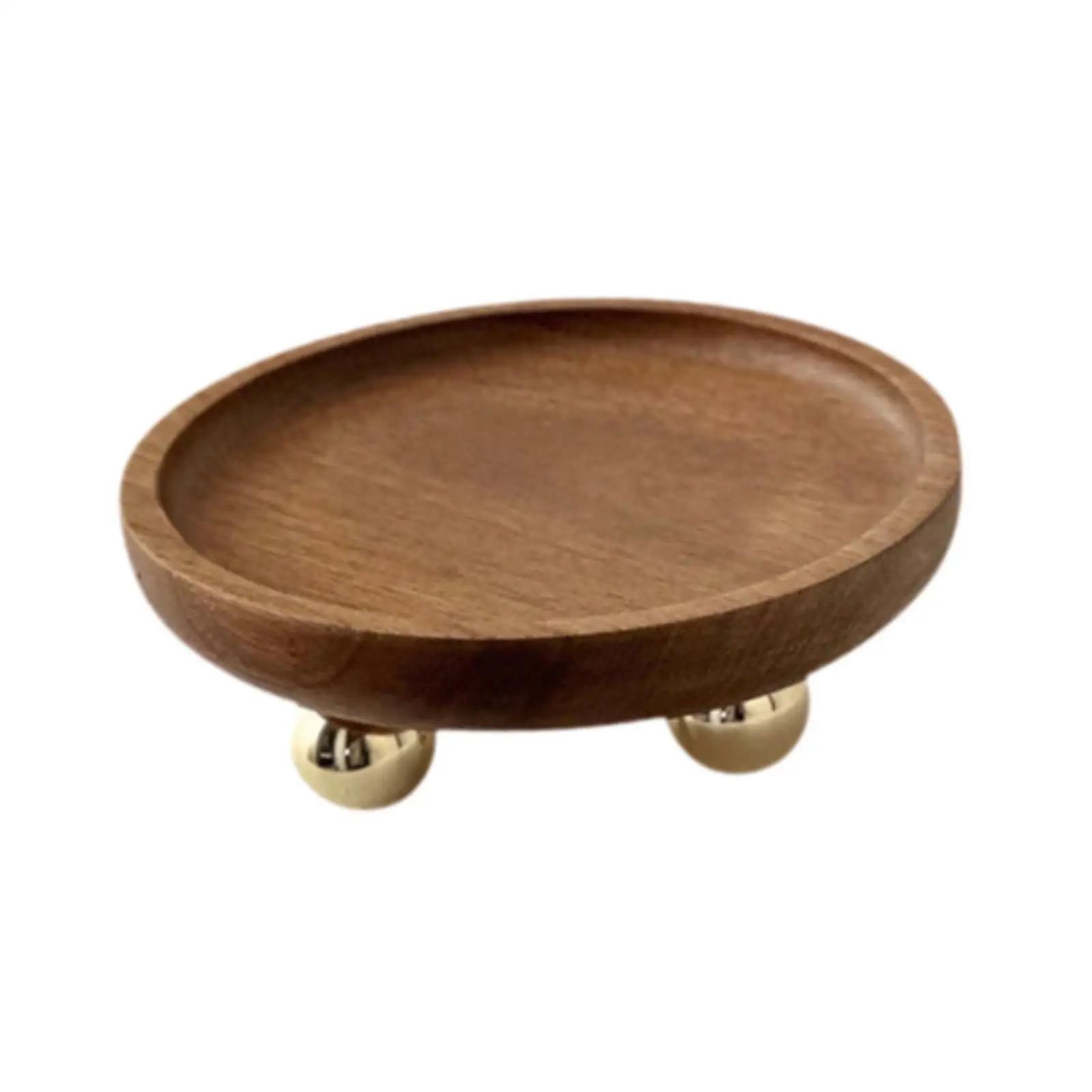 Mini Riser Wooden Tray for Serving Breakfast And Dinner on Tabletops