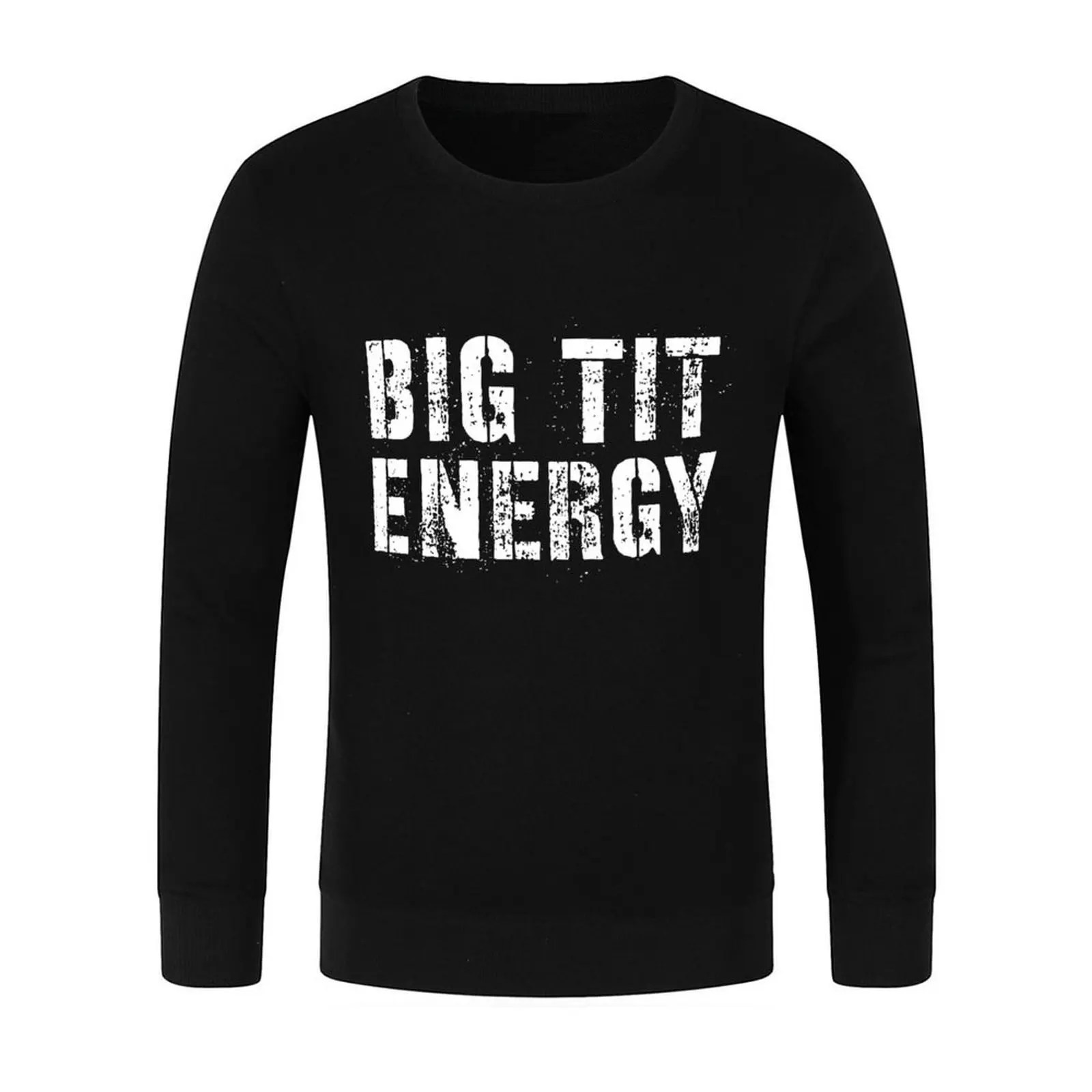 بلوفر Big Tit Energy ملابس على الطراز الكوري ملابس رجالي مصممة ملابس رياضية للرجال سترة رجالية
