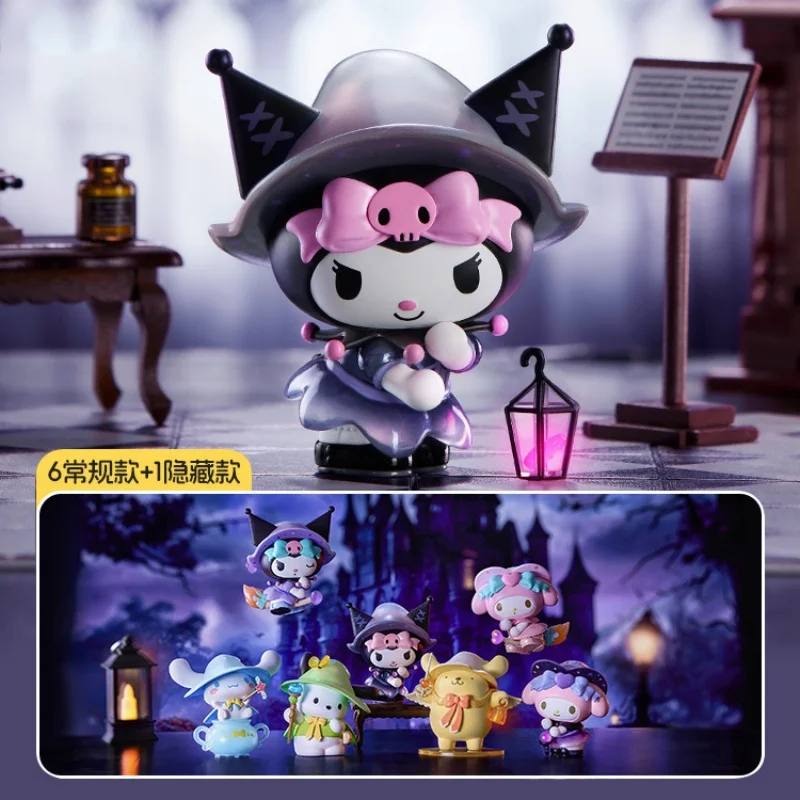 

Genuine Sanrio Kuromi Blind Box Kuromi Birthday Party Series Trick Or Treat Series Surprise Blind Box Collect Cute Doll Gift