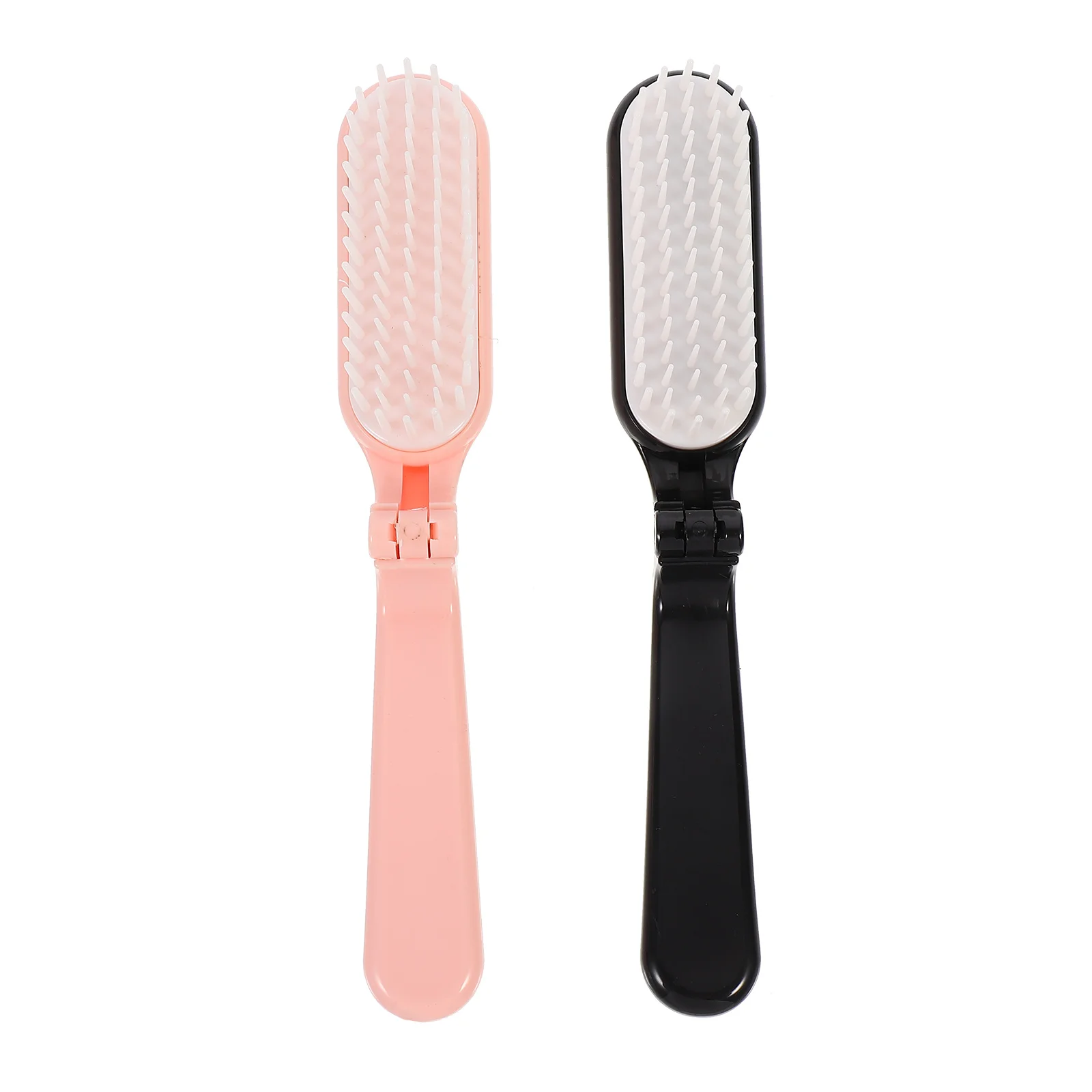 

2Pcs Portable Folding Wide Teeth Hair Brush Detangling Comb Easy Massage Tool for Wet Dry Hair Travel Styling Comb