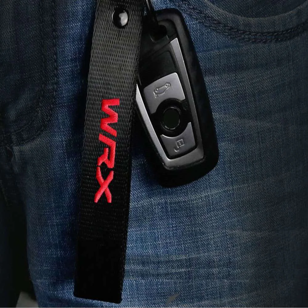 Nylon-Schlüsselanhänger im Stickerei-Stil für Subaru WRX – Detail 4