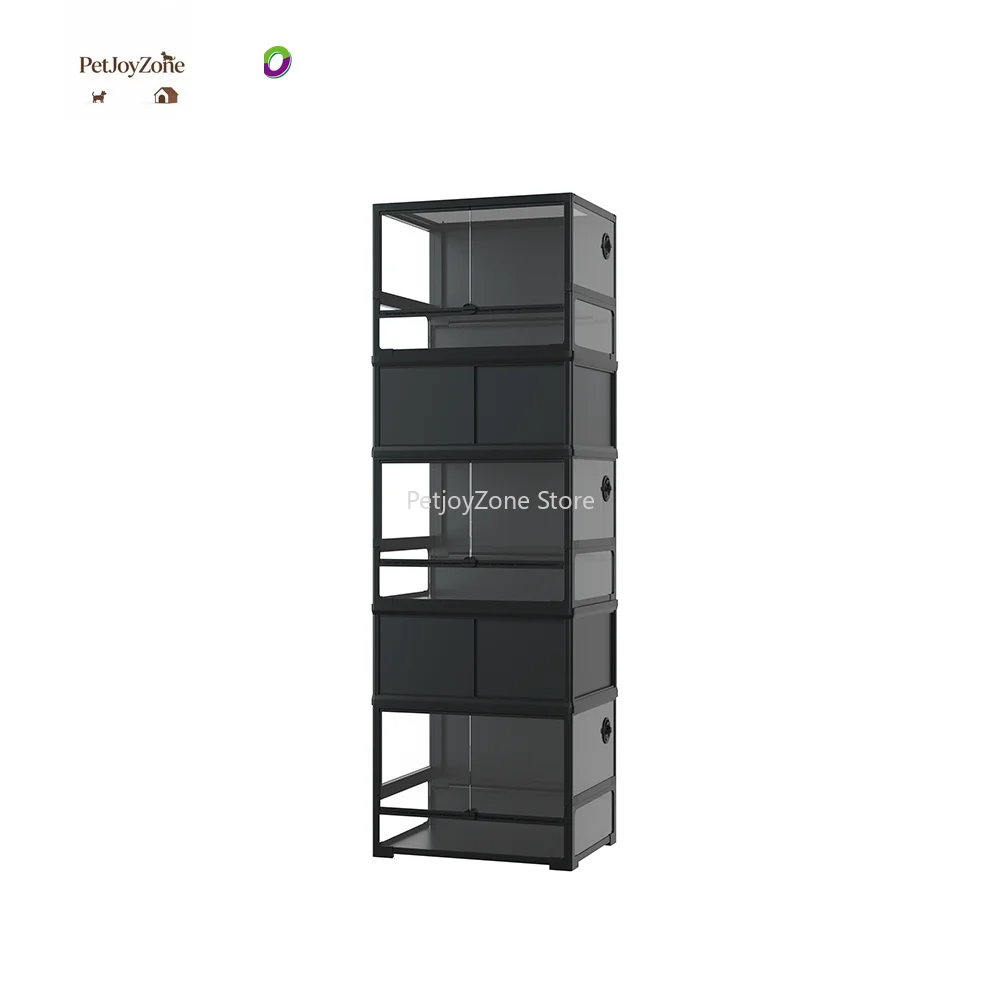 

PetJoyZoneWaterproof Base Simple Installation Animal Open Tall Large Glass Reptile Terrarium Tank