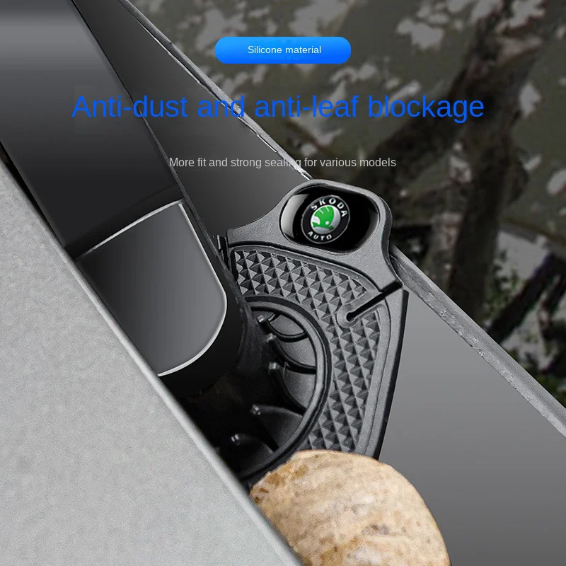 Night light car wiper hole protective cover dust cover suitable for Skoda Octavia Fabia Kamiq Kapoq Kodiaq Rapid SCALA Superb