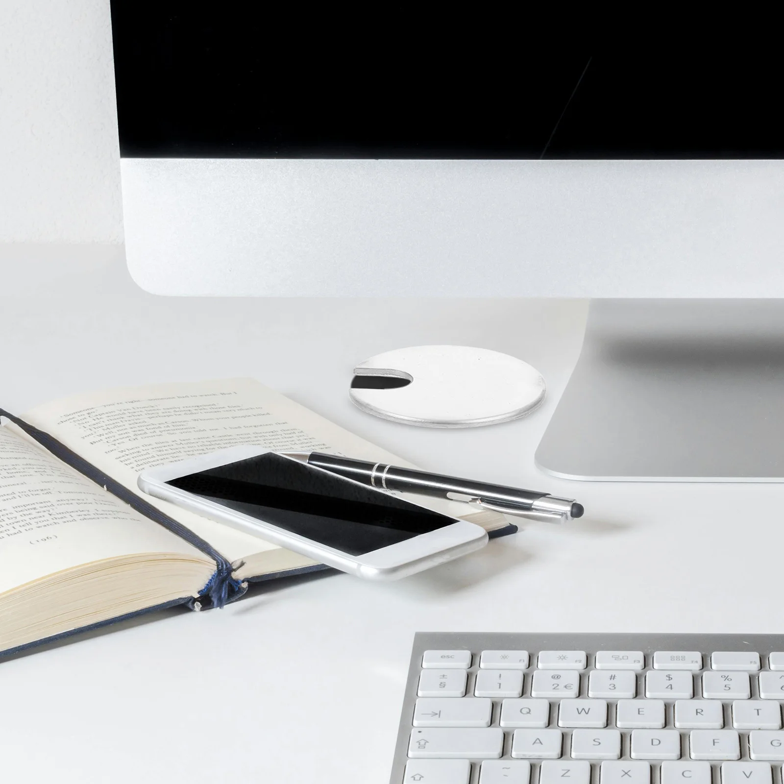 2 قطعة غطاء فتحة سلك سطح المكتب جروميت كابل سبائك الزنك للكابلات المنظمة في المكتب والمكاتب المنزلية منظم سلك سطح المكتب #4