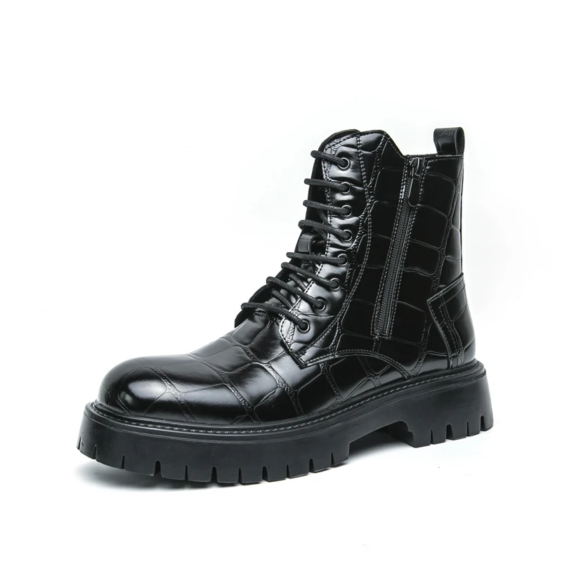 الصيف الرجال موضة تشيلسي الأحذية أسود براون الأمريكية الدانتيل متابعة الأعمال مكتب العلامة التجارية الأحذية أحذية تدريب أحجام 38-46 الرجال الأحذية #4