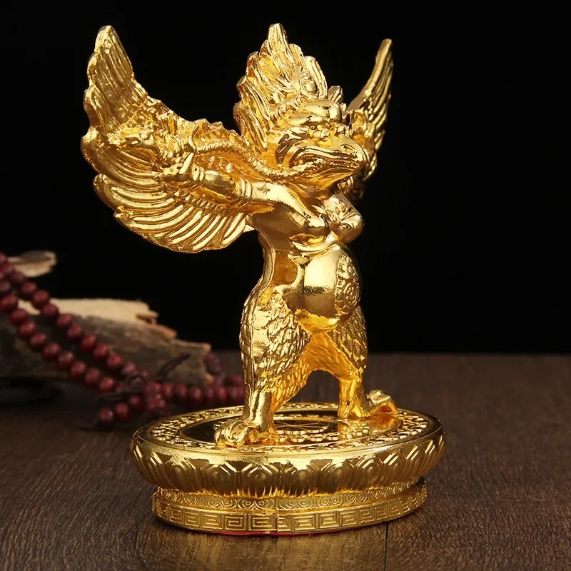 Dapeng Golden Winged Bird, Buddha Statue, Copper Alloy, Protecting The God of God, Falling Devils, Buddhist Law, Bodhisattva