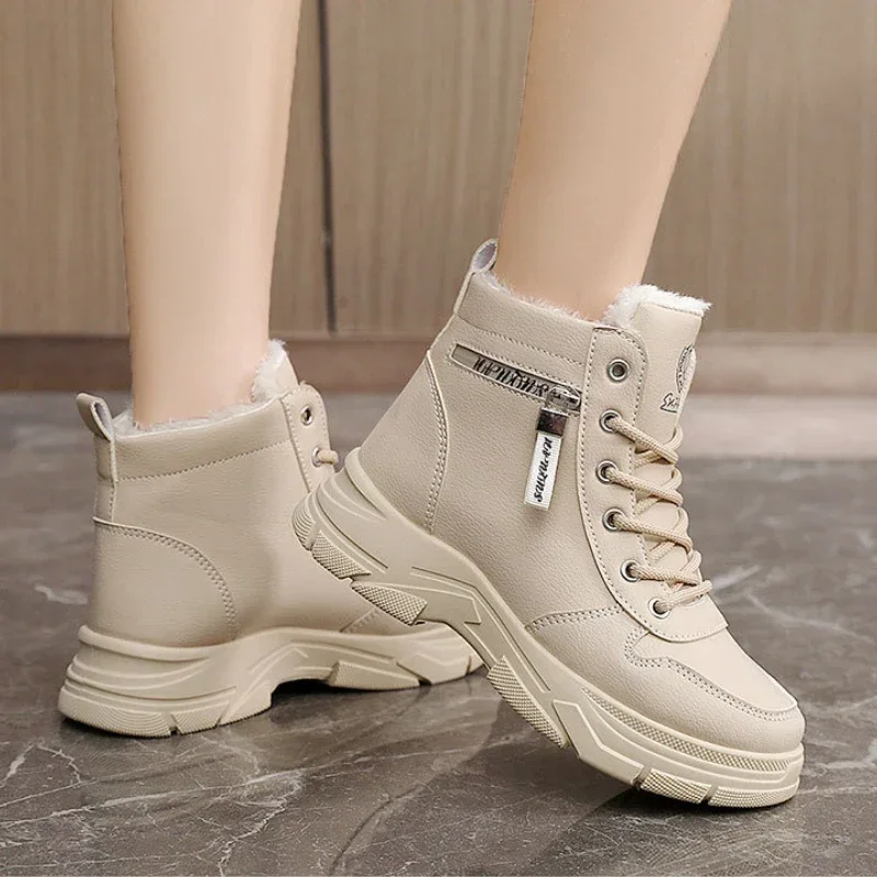 Women Winter Ankle Boots Designer Warm Quilted Shoes Ladies Comfort Casual Sports Skateboard Short Boot Snow Sneakers Footwear