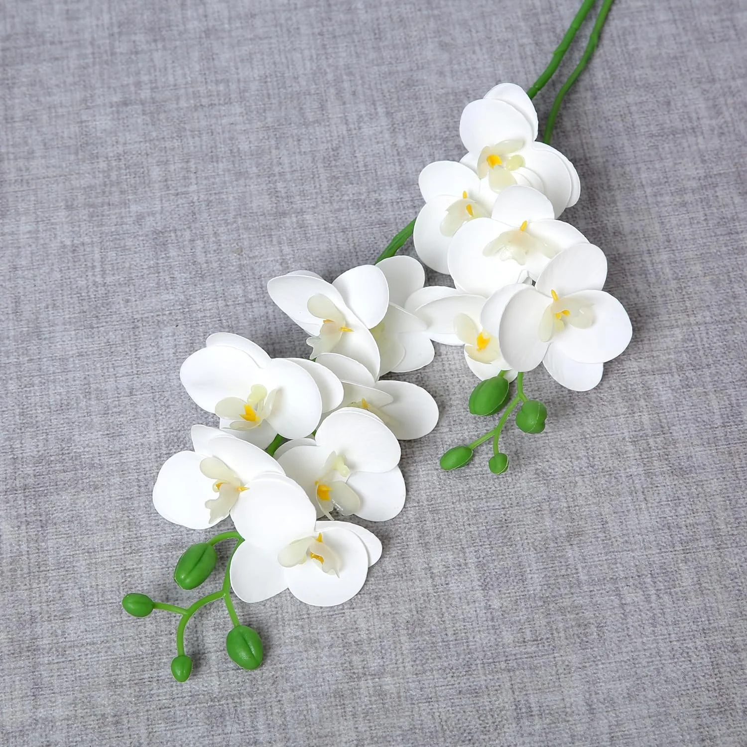1 упаковка, искусственный белый цветок орхидеи фаленопсиса + 1 отделение композиций, искусственный цветок орхидеи, центральная часть орхидеи для столовой Ta