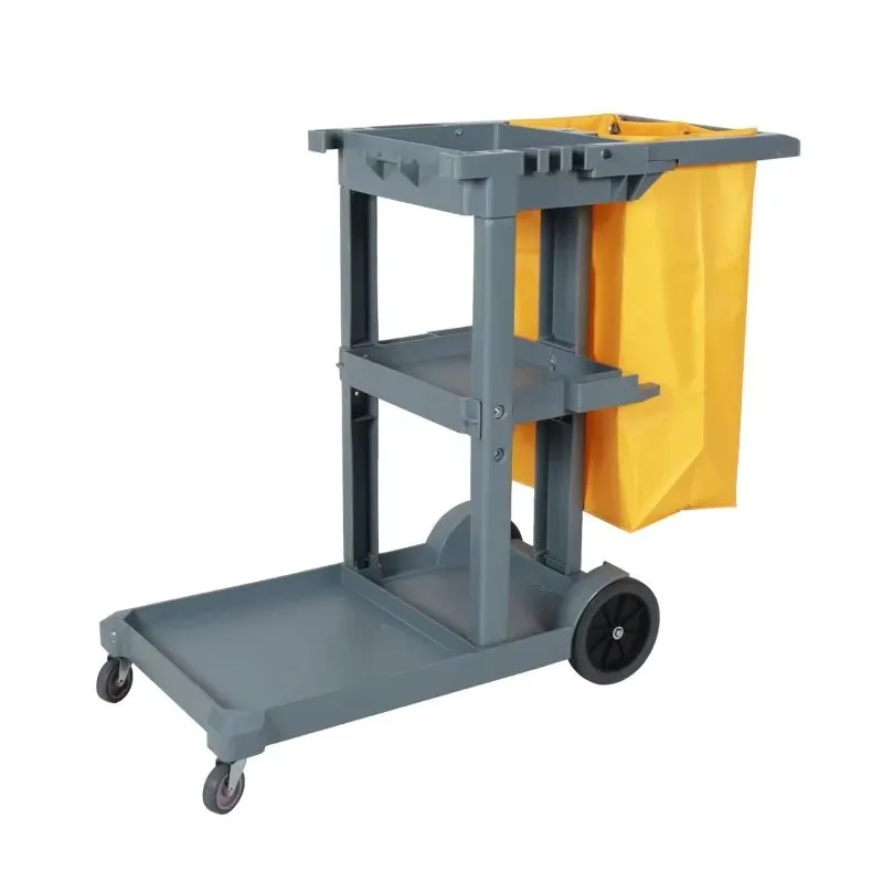 عربة تنظيف عربة الماشف متعددة الوظائف عربة المزار مع غطاء عربة تنظيف غرفة الفندق عربة خدمة المزار #3