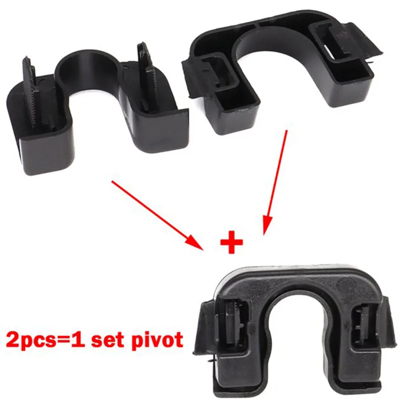For Ford Fiesta MK7 Trunk Load Cover Parcel Shelf Clips Rear Space Shelf Fastening Bracket Clip 1539663 015532109E view 5