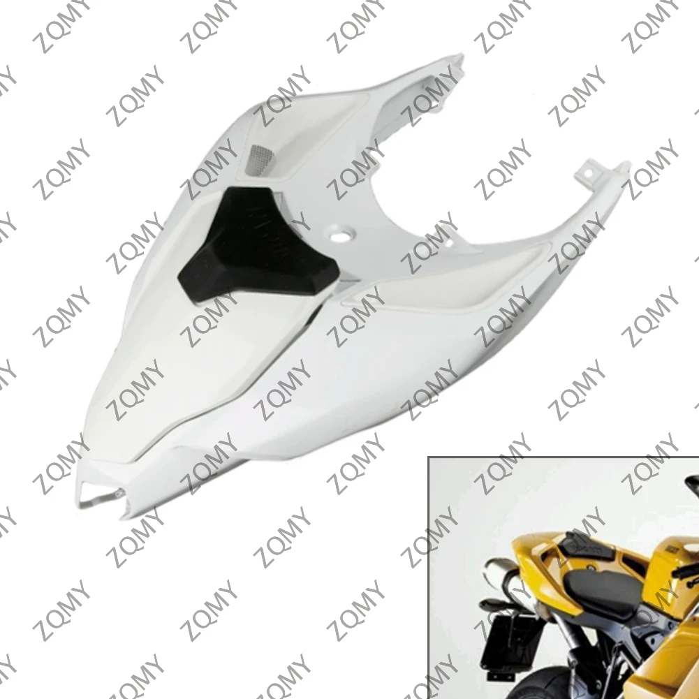 Motorcycle Raw Tail Rear Fairing Parts For Ducati 1098 848 1198 2007 2008 2009 2010 Injection Mold ABS Plastic Rough White