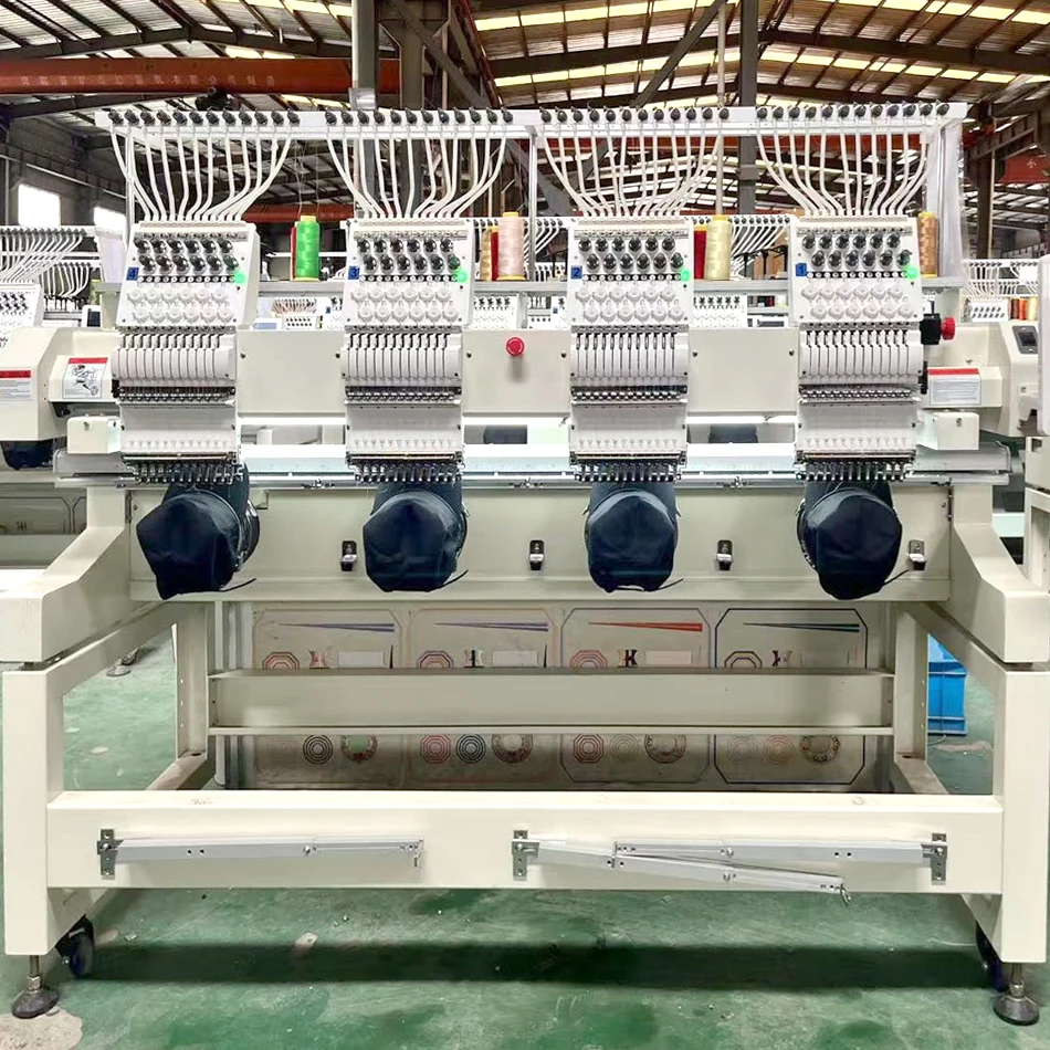 Automatic Single Head Sewing Embroidery Machine 12 Needles 1000RPM Household Computerized with Retail Industries Application